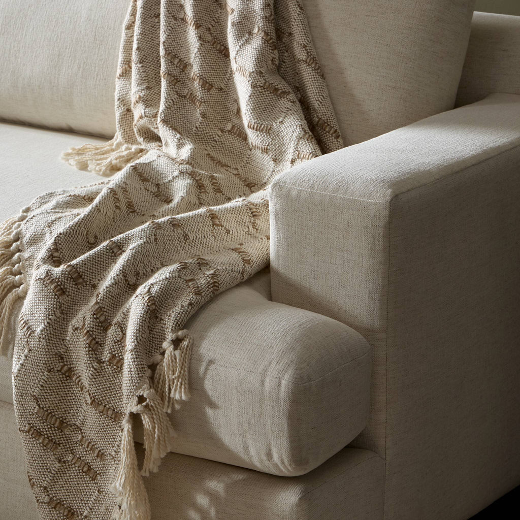 Crispin Sofa - Crypton Nomad Snow