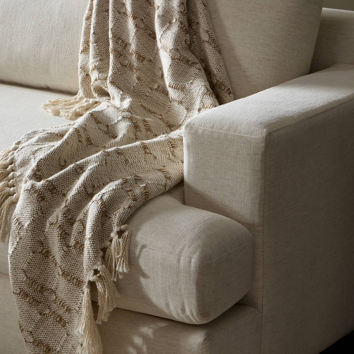 Crispin Sofa - Crypton Nomad Snow
