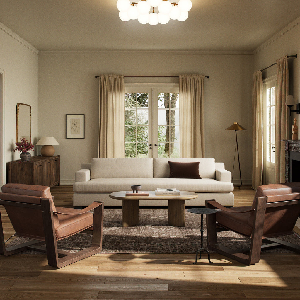 Crispin Sofa - Crypton Nomad Snow