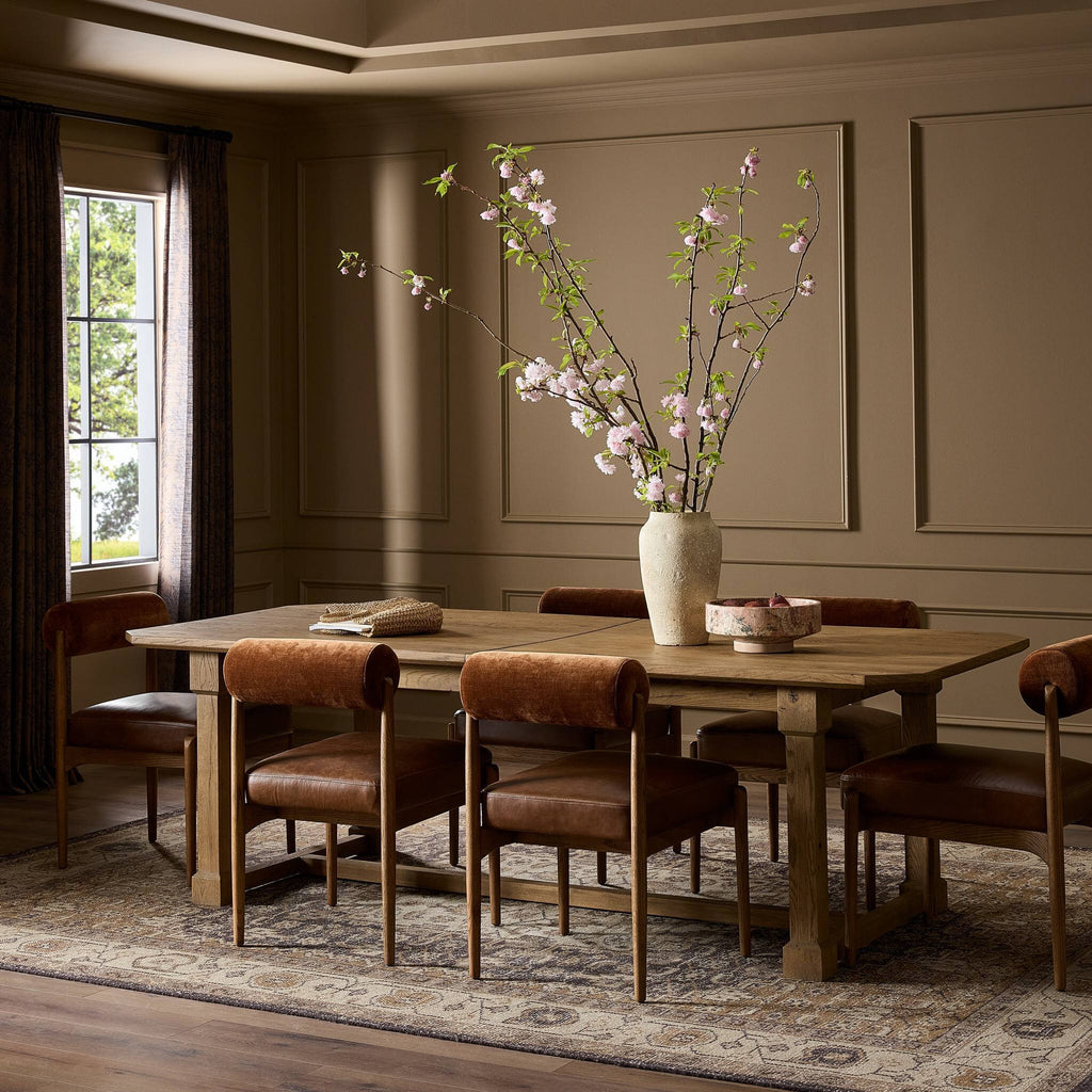 Cicero Extension Dining Table - Drifted Oak Veneer