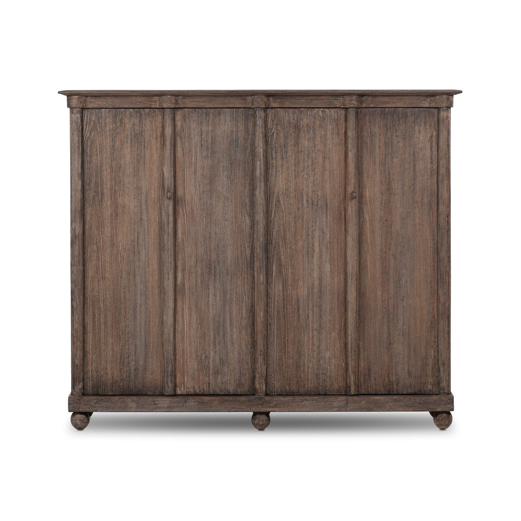 Alcott Cabinet - Distressed Cocoa Pine Veneer