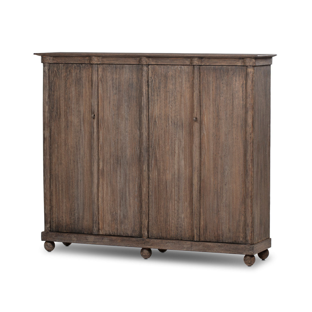 Alcott Cabinet - Distressed Cocoa Pine Veneer