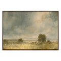Blue Splendor by Aileen Fitzgerald - Rustic Walnut Floater