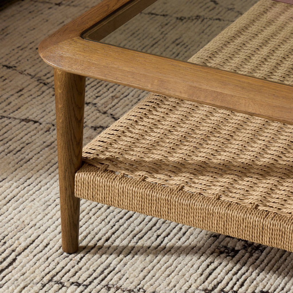 Carmelo Coffee Table - Tempered Glass