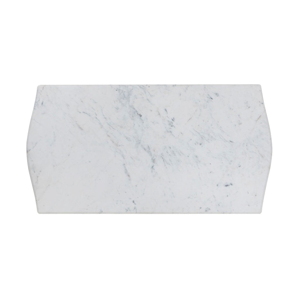 Lison Dining Table - White Marble