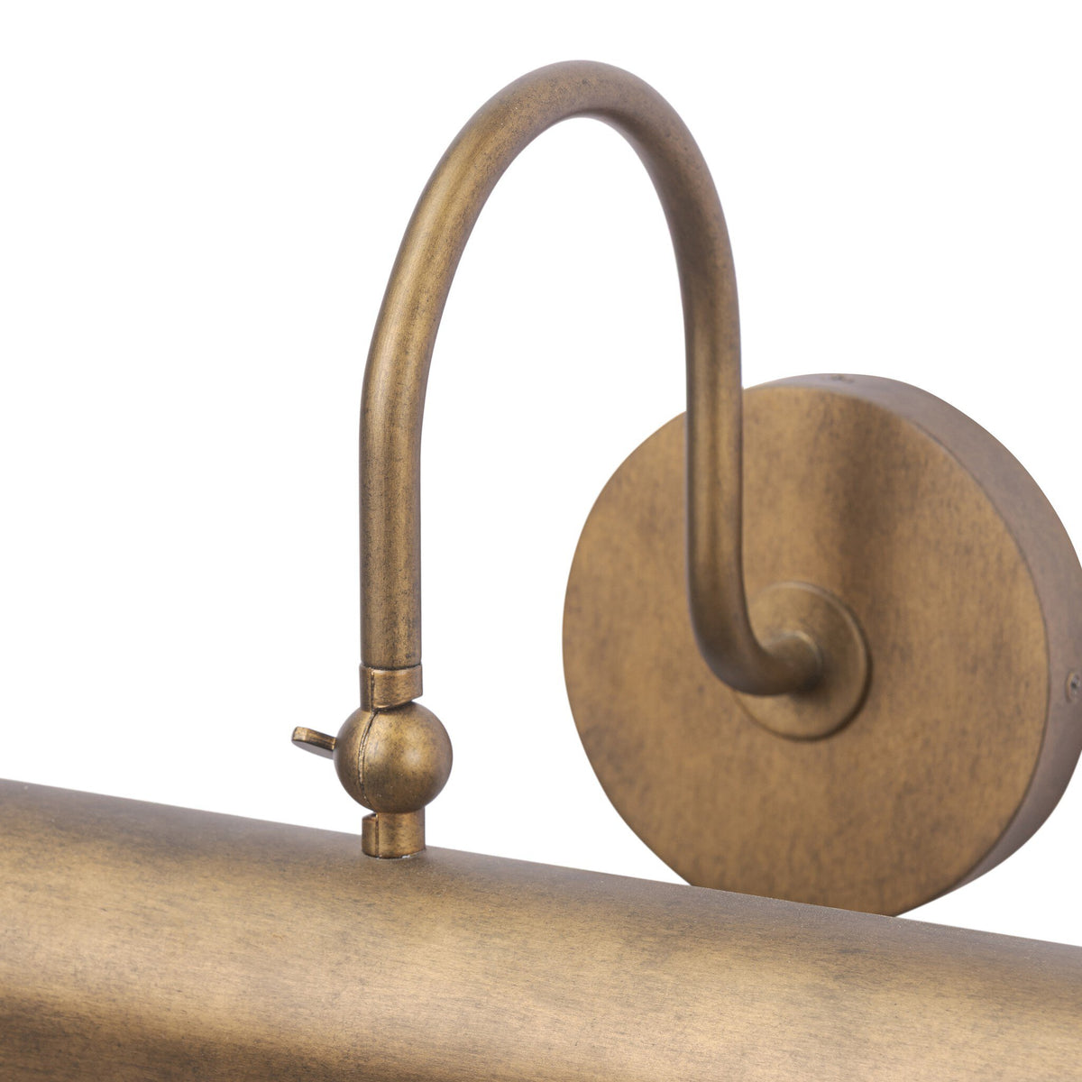 Benno Picture Light - Burnished Brass Iron