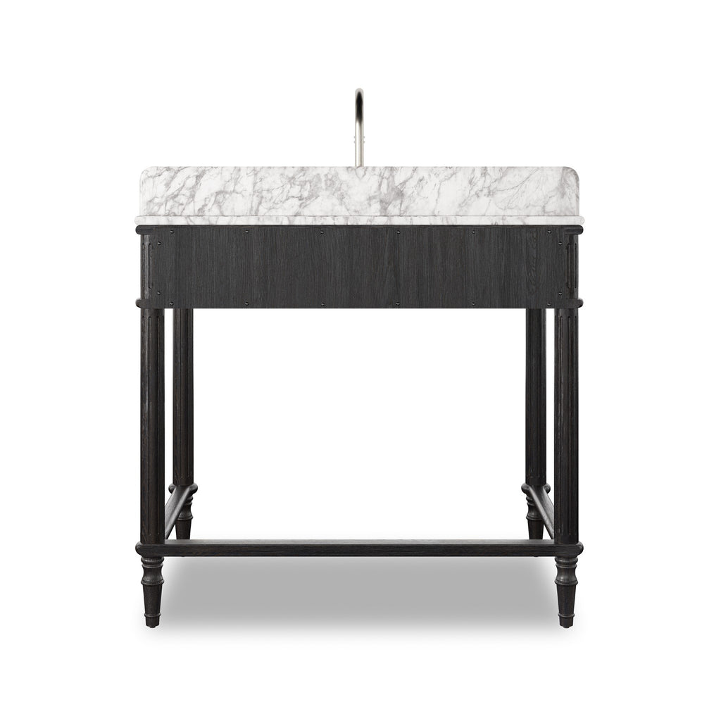 Toulouse Washstand - Satin Black Veneer