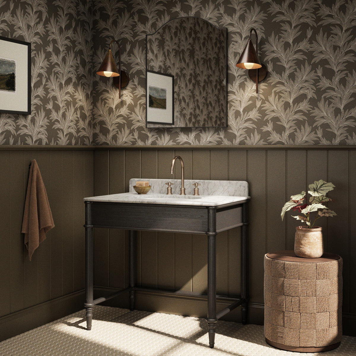 Toulouse Washstand - Satin Black Veneer