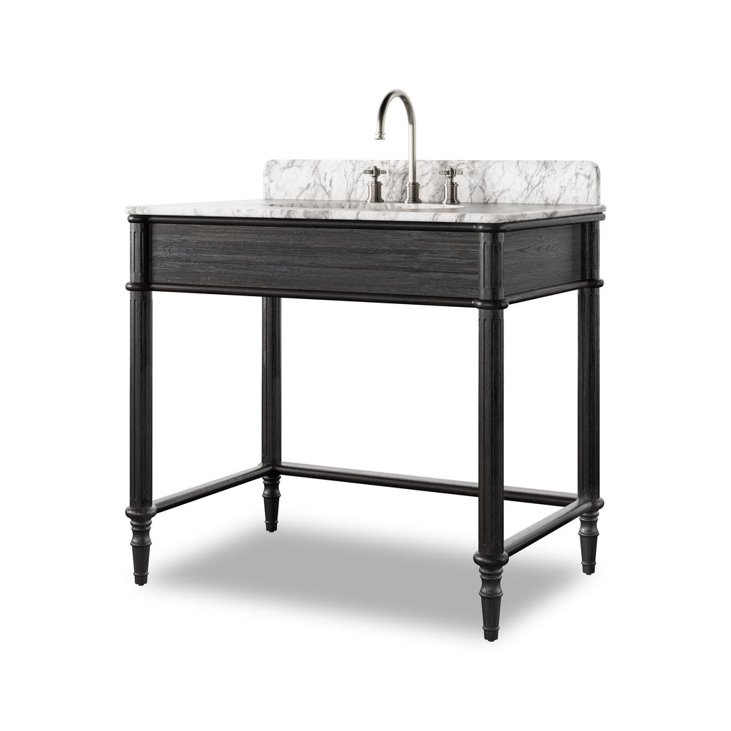 Toulouse Washstand - Satin Black Veneer