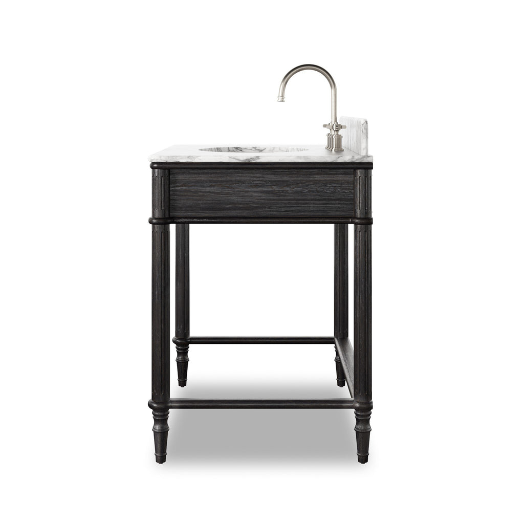 Toulouse Washstand - Satin Black Veneer