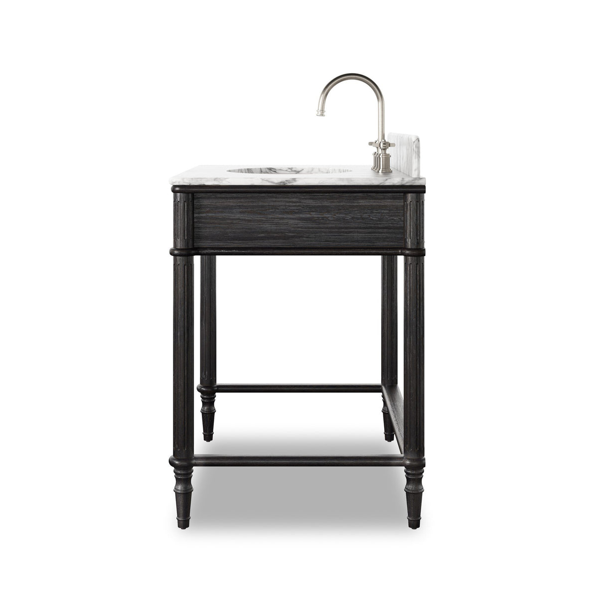 Toulouse Washstand - Satin Black Veneer