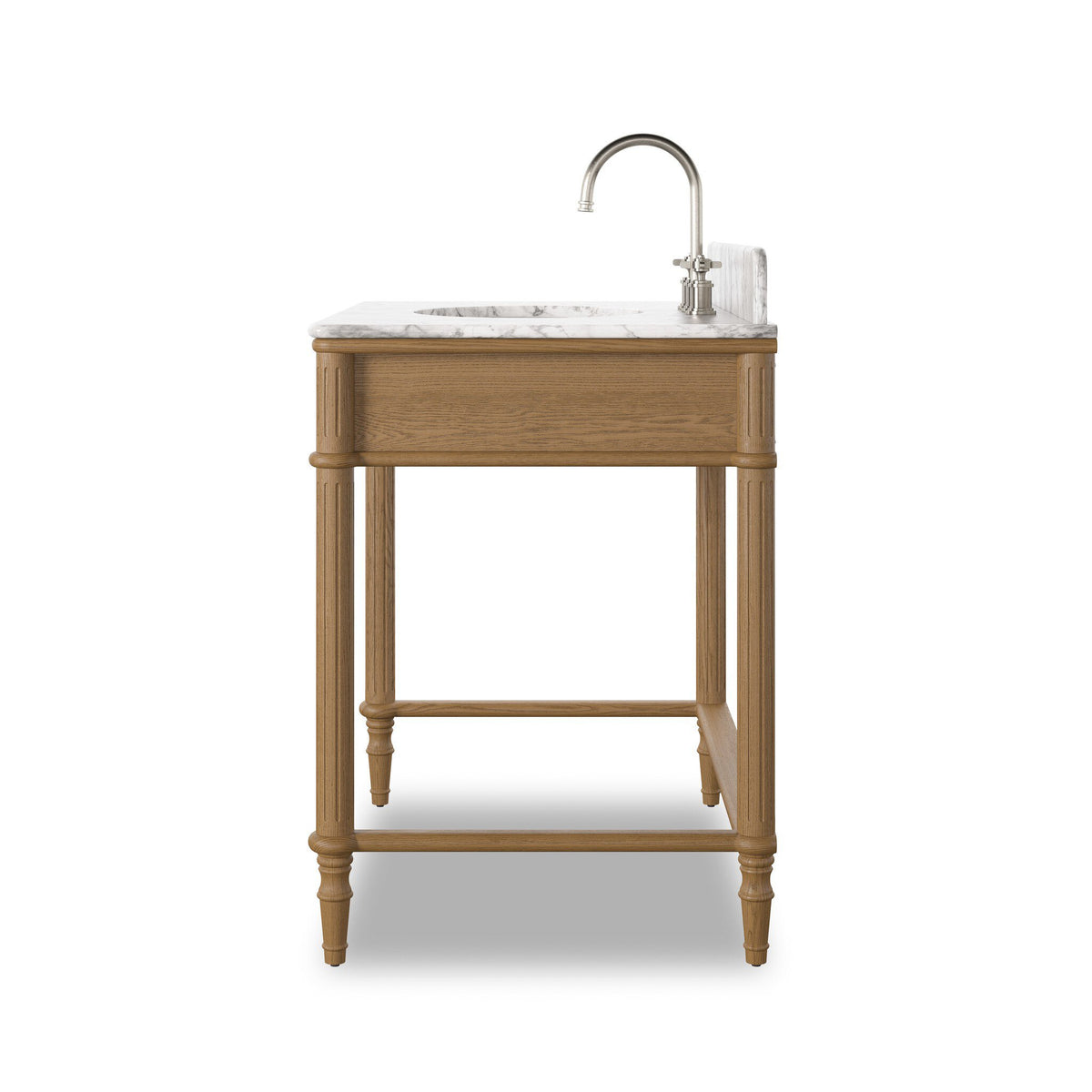 Toulouse Washstand - Washed Blonde Oak Veneer
