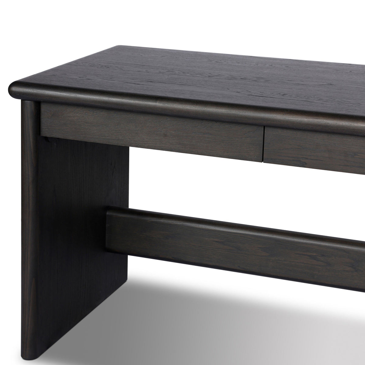 Denton Standing Desk - Smoked Black Sungkai Veneer