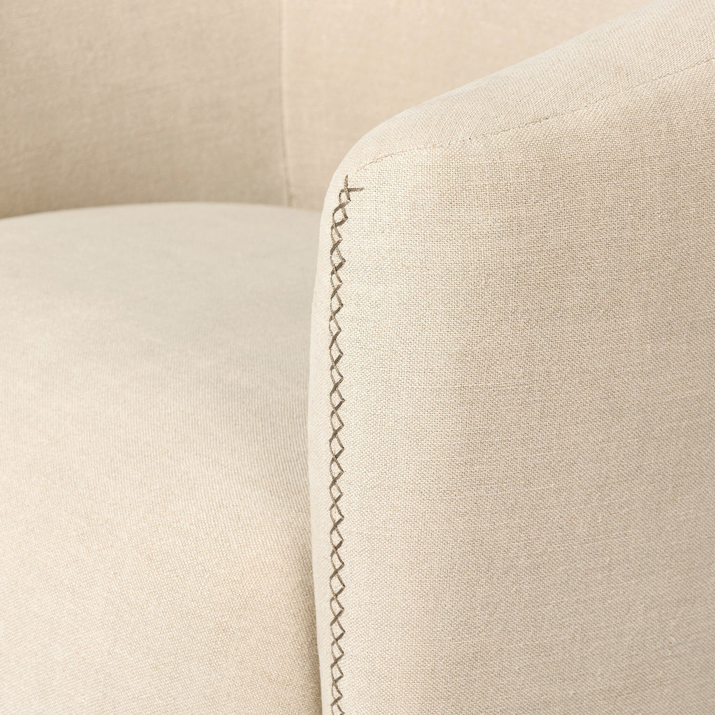 Salena Swivel Chair - Broadway Dune
