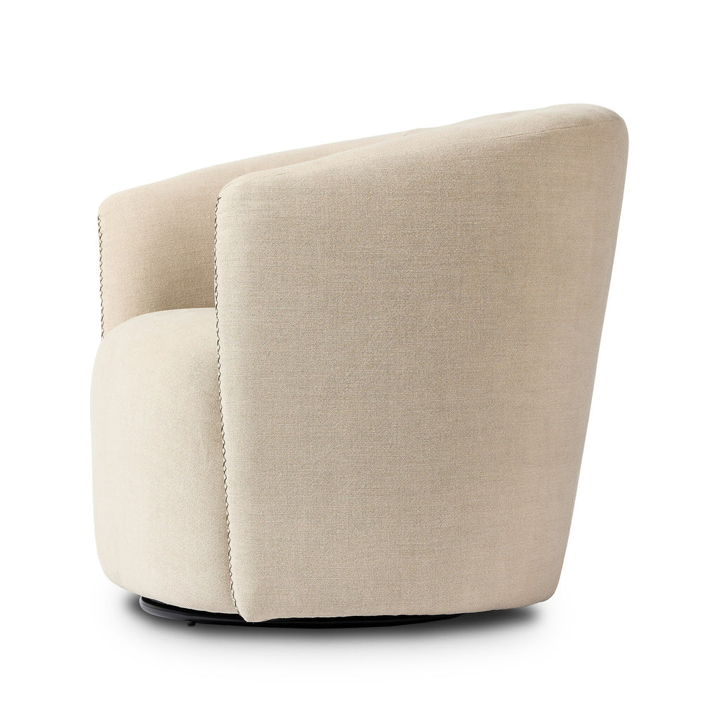 Salena Swivel Chair - Broadway Dune