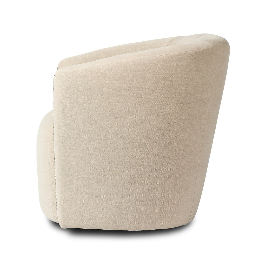 Salena Swivel Chair - Broadway Dune