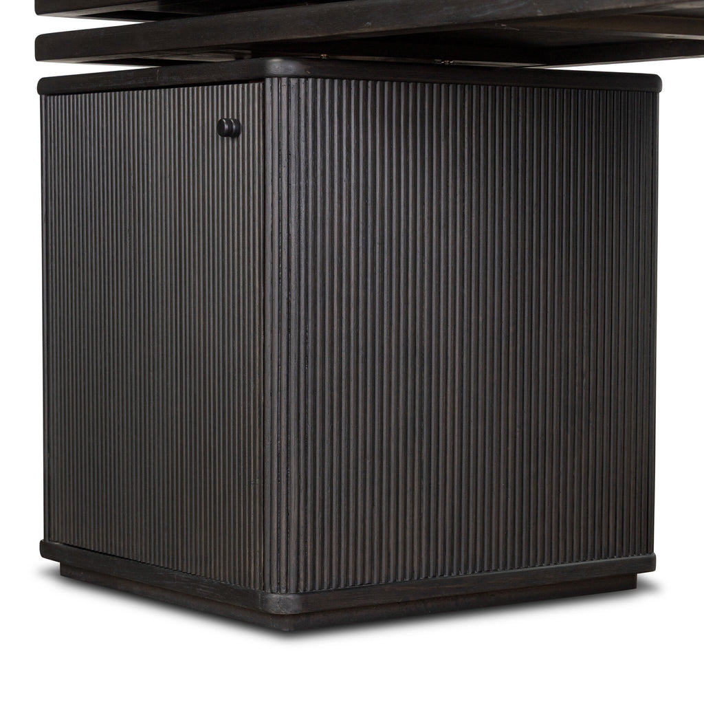 Weston Rotating Desk - Black Parawood