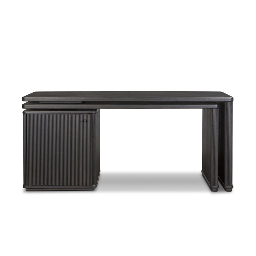 Weston Rotating Desk - Black Parawood