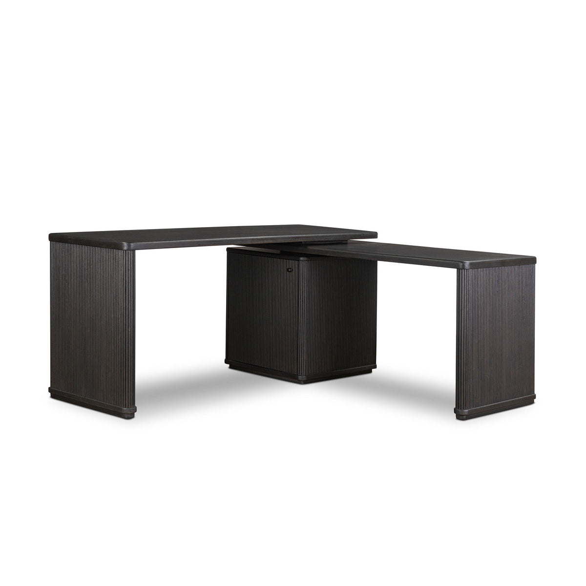 Weston Rotating Desk - Black Parawood