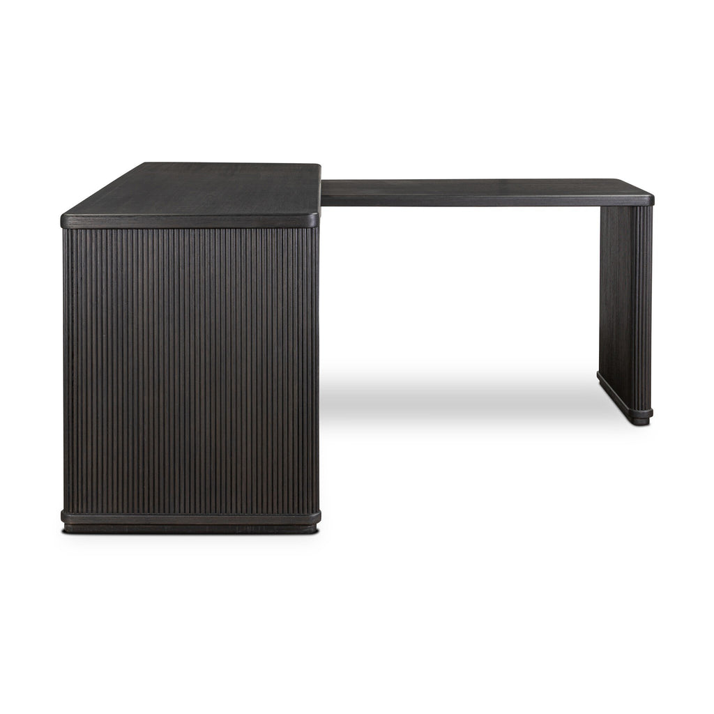 Weston Rotating Desk - Black Parawood