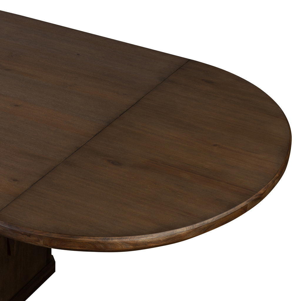 Melina Extension Dining Table - Weathered Acacia Veneer
