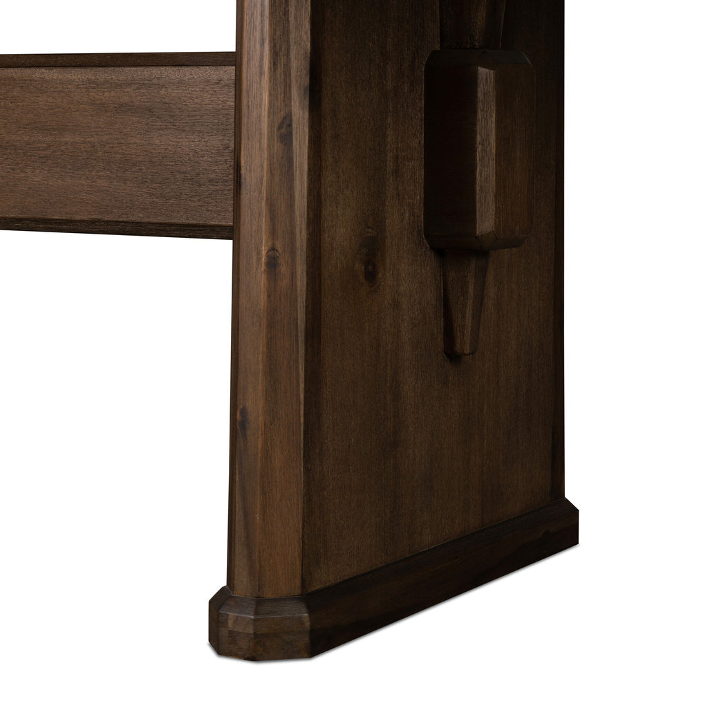 Melina Extension Dining Table - Weathered Acacia Veneer