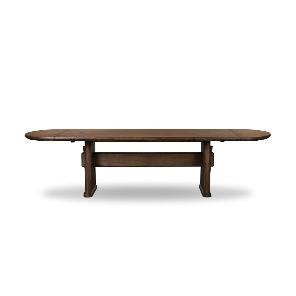 Melina Extension Dining Table - Weathered Acacia Veneer
