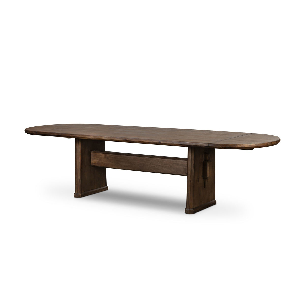 Melina Extension Dining Table - Weathered Acacia Veneer