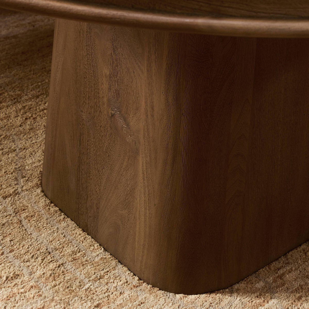 Bourne Dining Table - Light Beige Travertine
