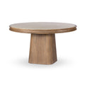 Bourne Dining Table - Light Beige Travertine