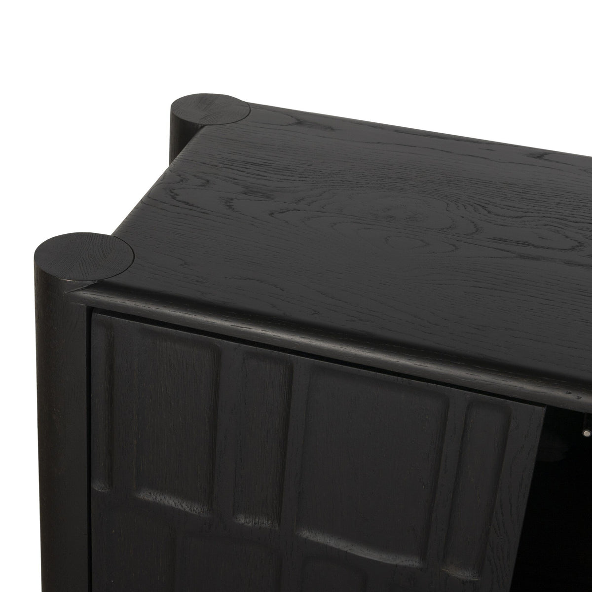 Ezri 4 Door Sideboard - Black Oak