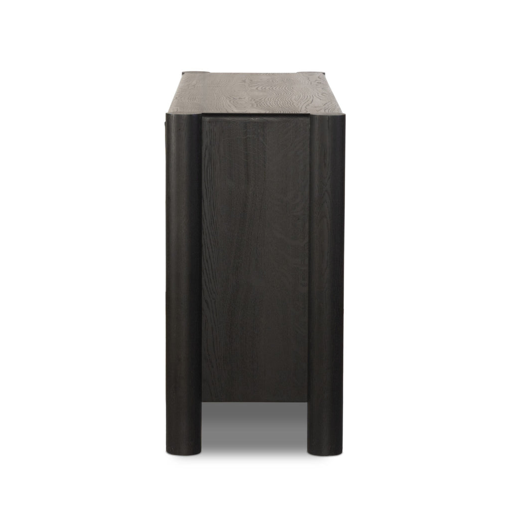 Ezri 4 Door Sideboard - Black Oak