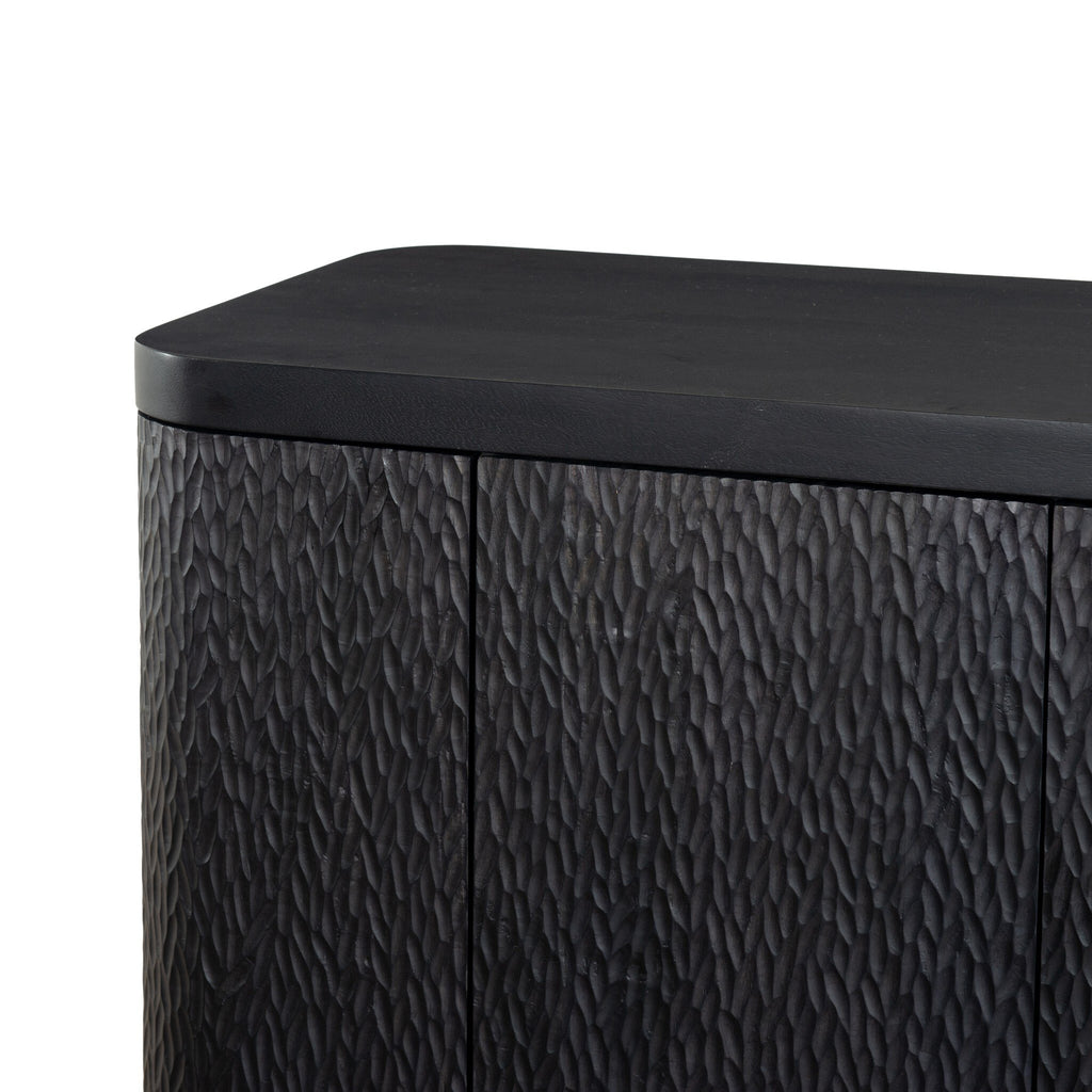 Shevall Sideboard - Black Wash