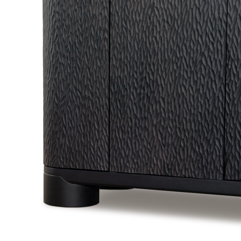 Shevall Sideboard - Black Wash