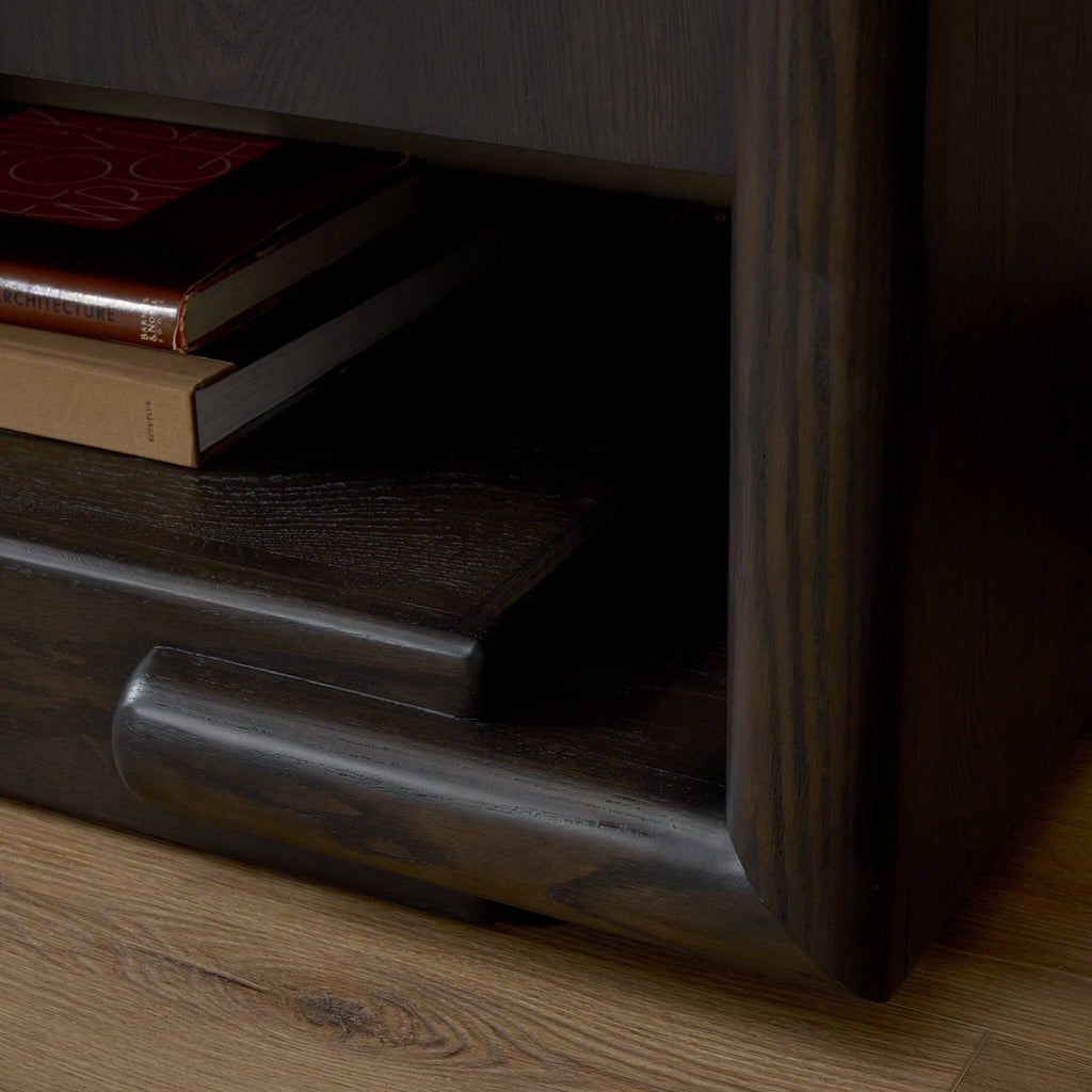 Zaki Sideboard - Smoked Black Veneer