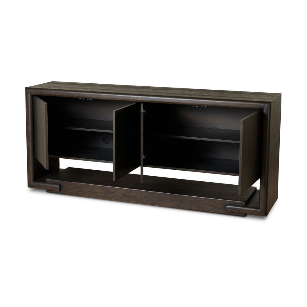 Zaki Sideboard - Smoked Black Veneer