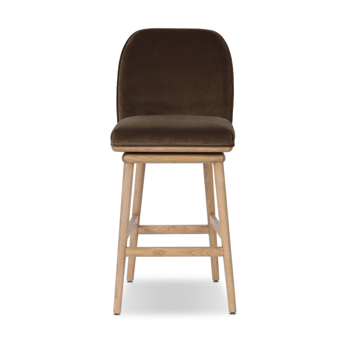 Camden Swivel Bar + Counter Stool - Surrey Mink