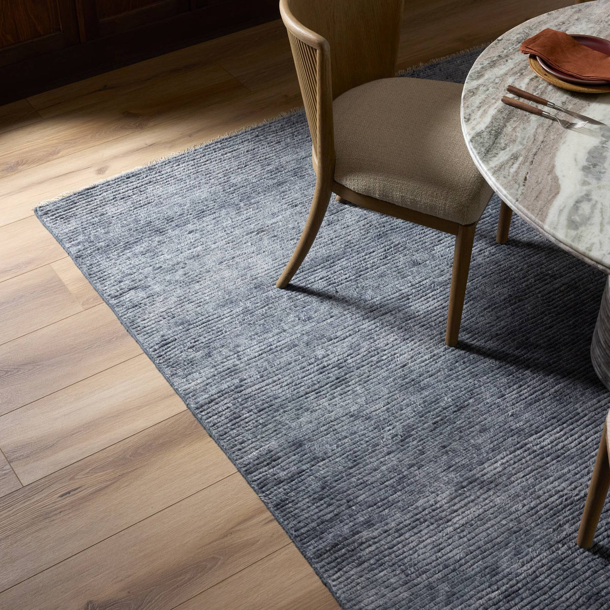 Halima Hand-Knotted Rug - Halima Denim