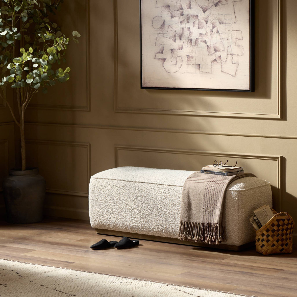 Sinclair Accent Bench - Knoll Natural