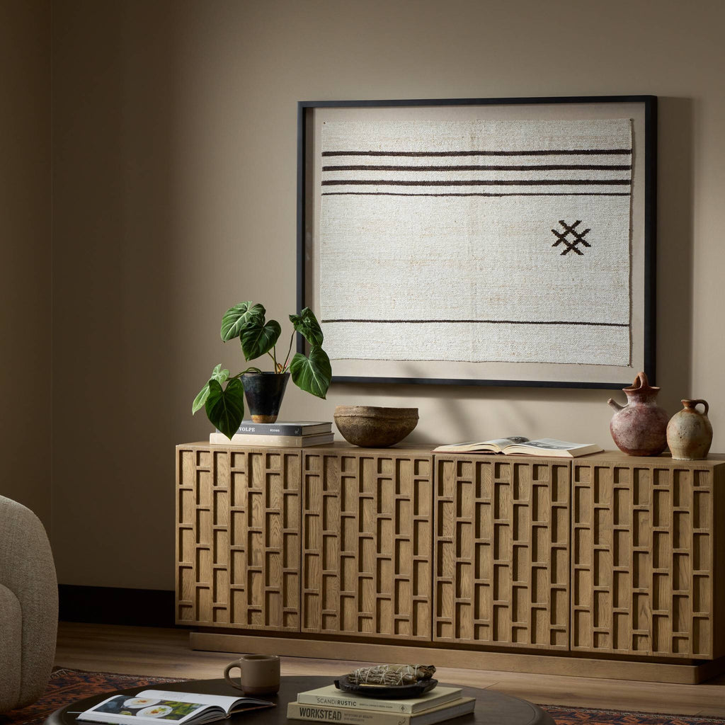 Ankara Textile II by FH Art Studio - Black 2.5 Maple