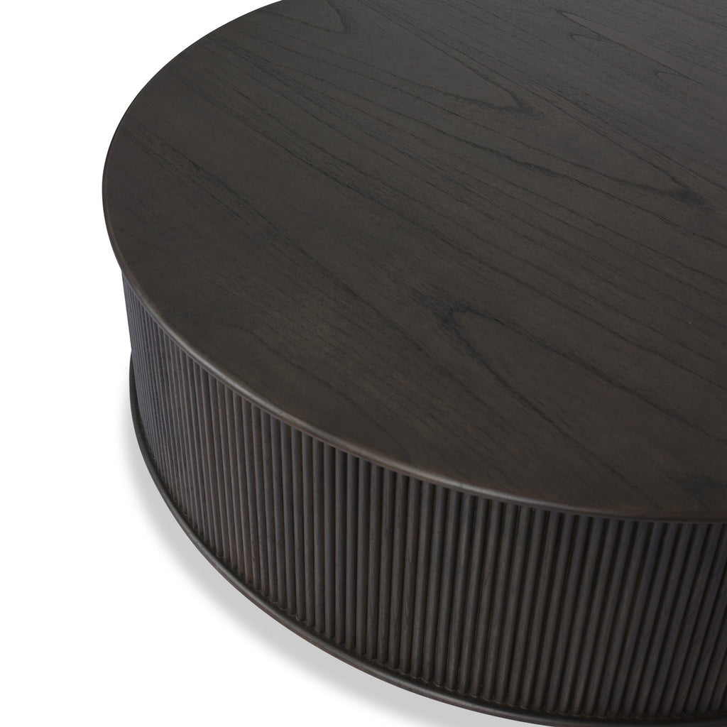 Ona Coffee Table - Smoked Black Mindi Veneer