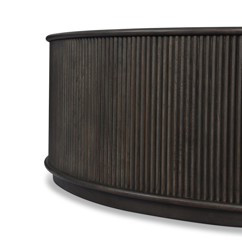 Ona Coffee Table - Smoked Black Mindi Veneer