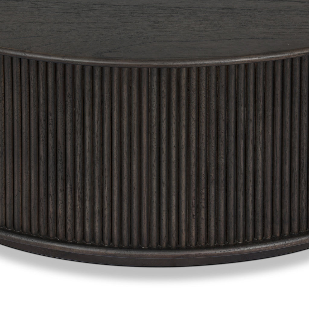 Ona Coffee Table - Smoked Black Mindi Veneer