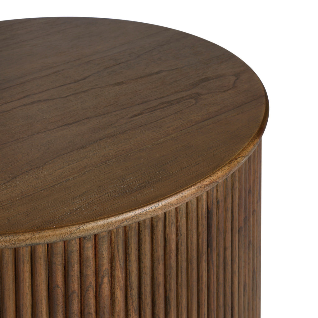 Ona End Table - Amber Mindi Veneer