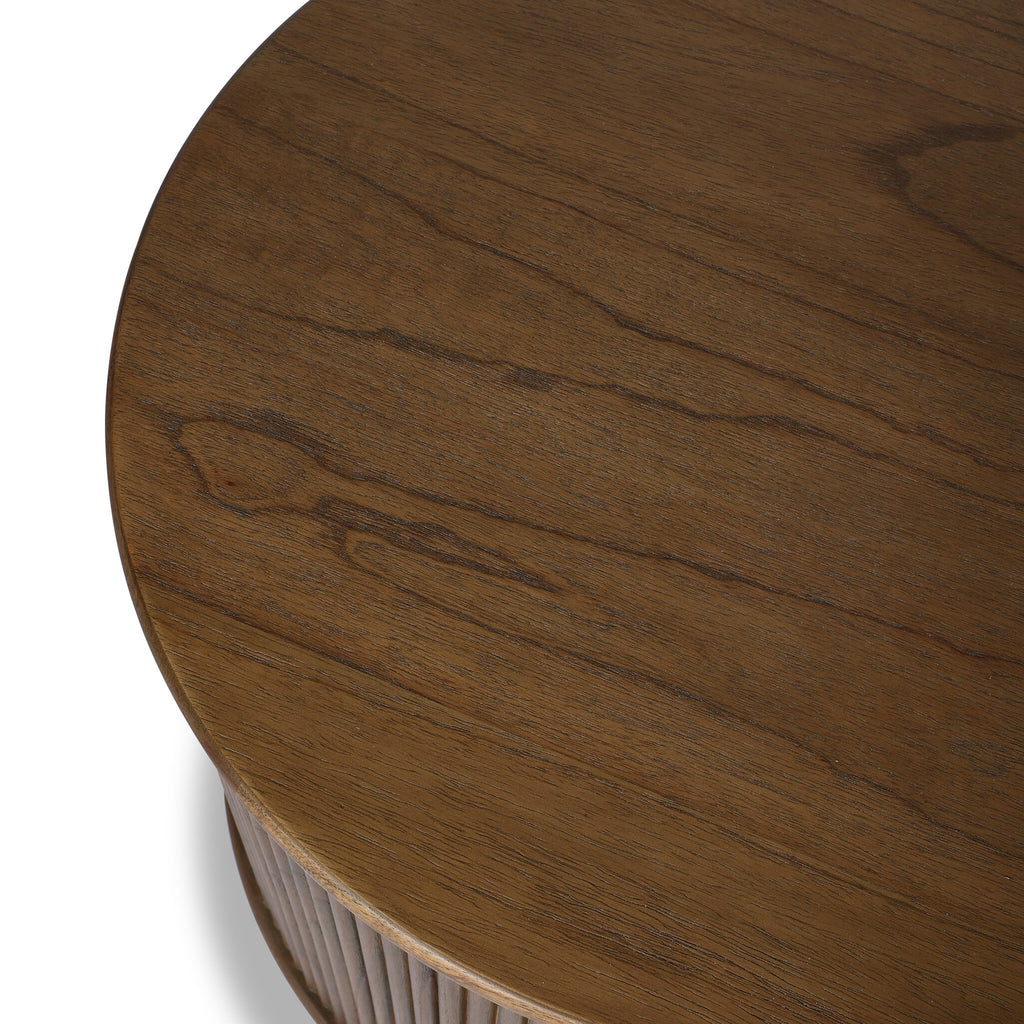 Ona End Table - Amber Mindi Veneer