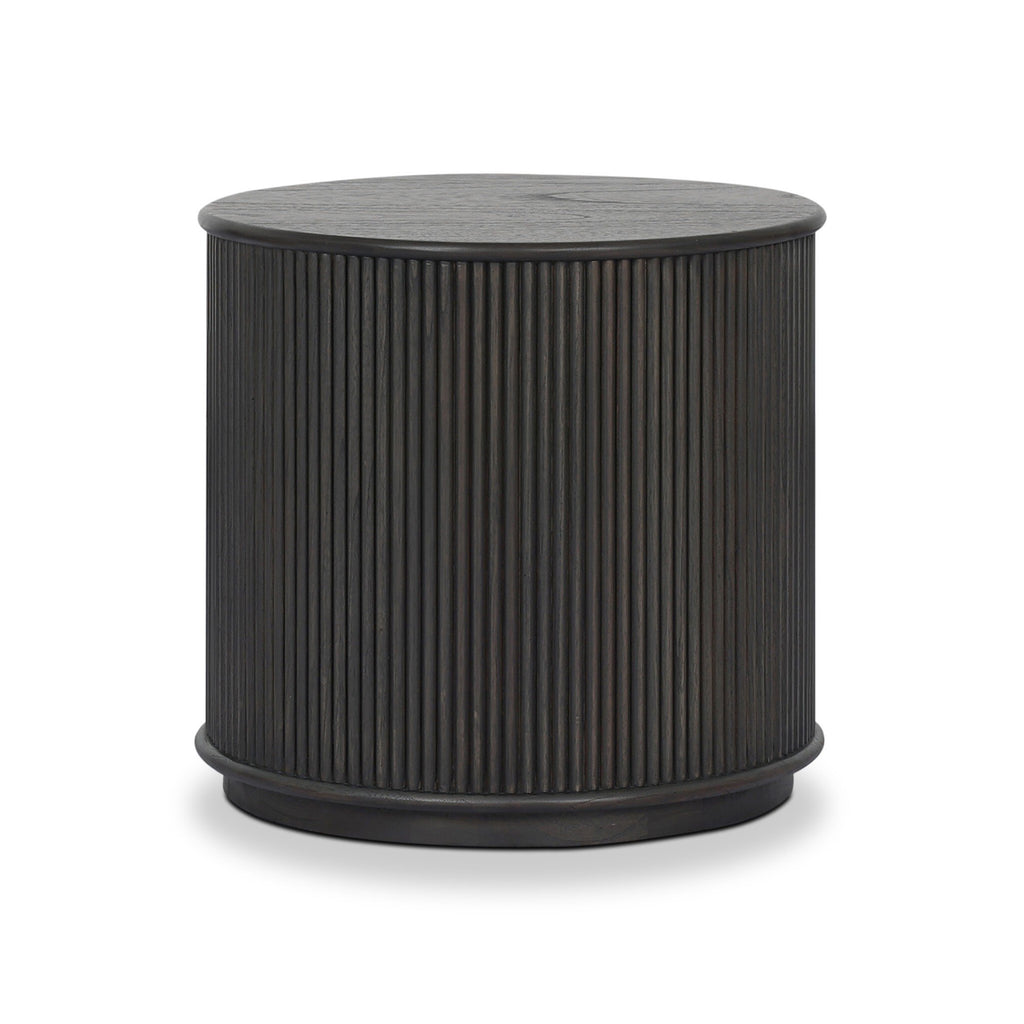 Ona End Table - Smoked Black Mindi Veneer