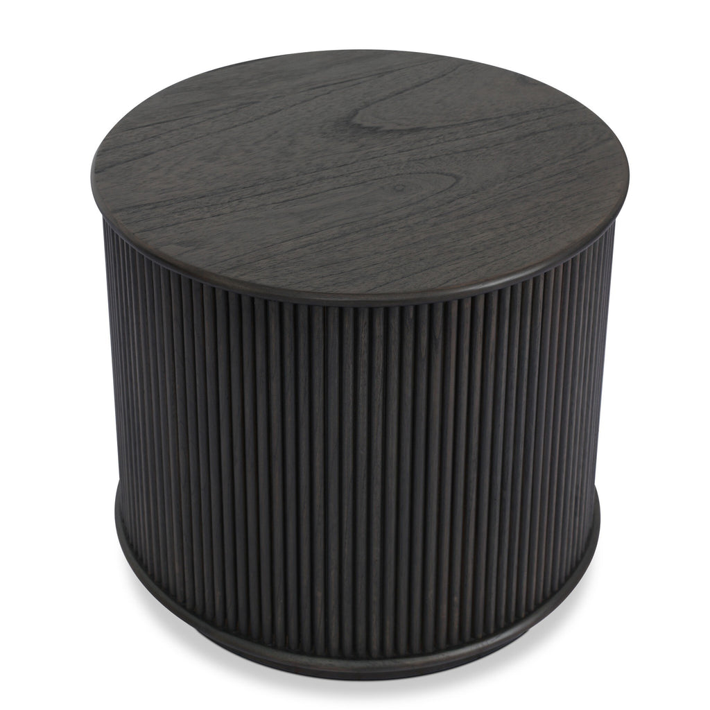 Ona End Table - Smoked Black Mindi Veneer