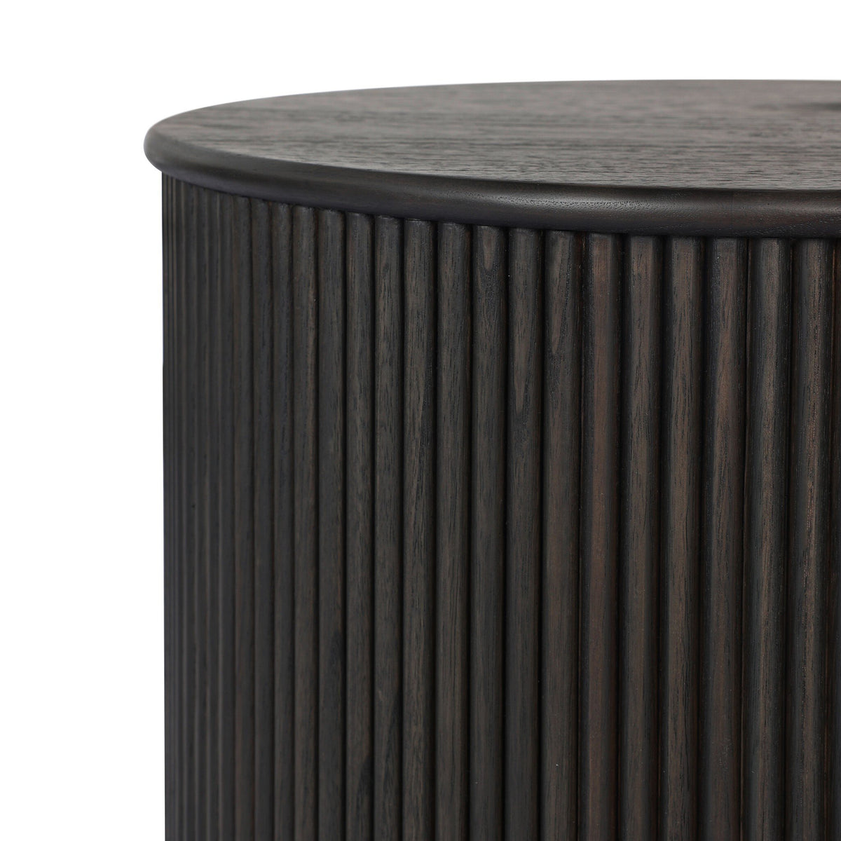 Ona End Table - Smoked Black Mindi Veneer