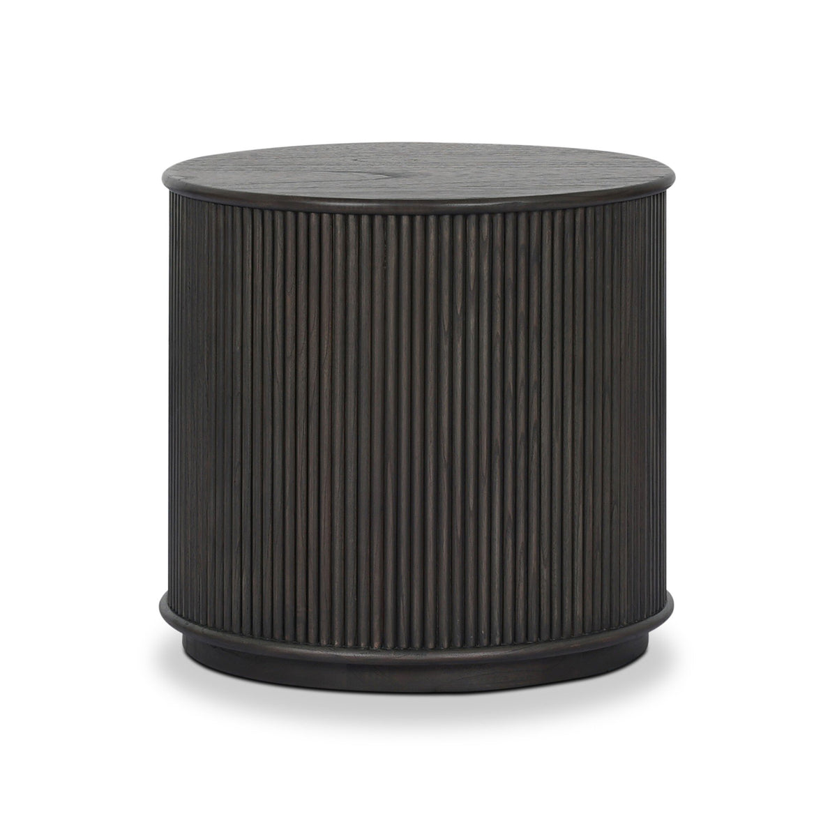 Ona End Table - Smoked Black Mindi Veneer