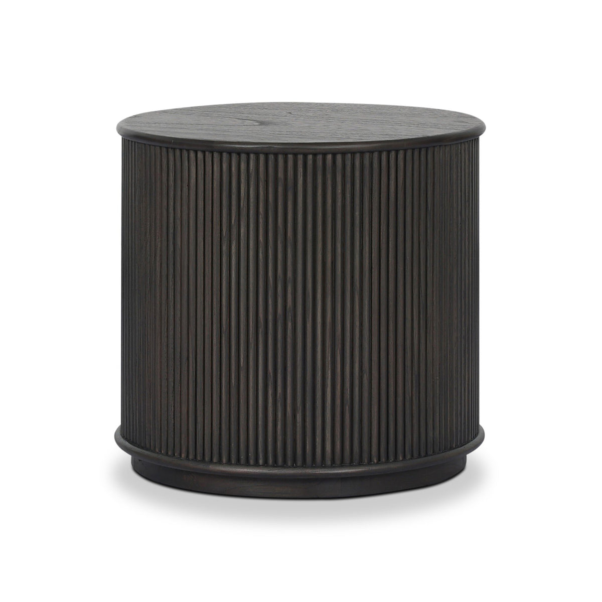 Ona End Table - Smoked Black Mindi Veneer